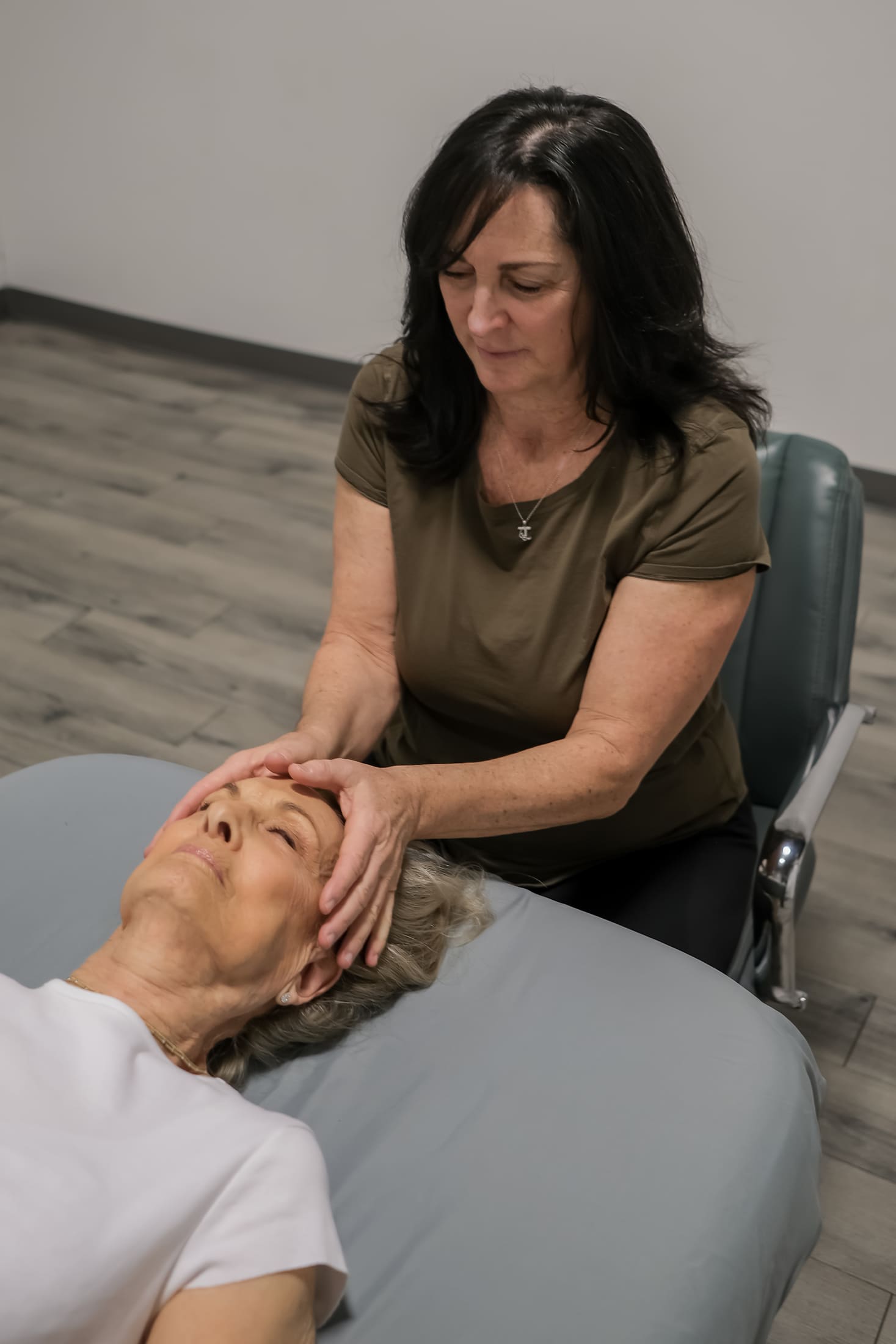 Craniosacral therapy session